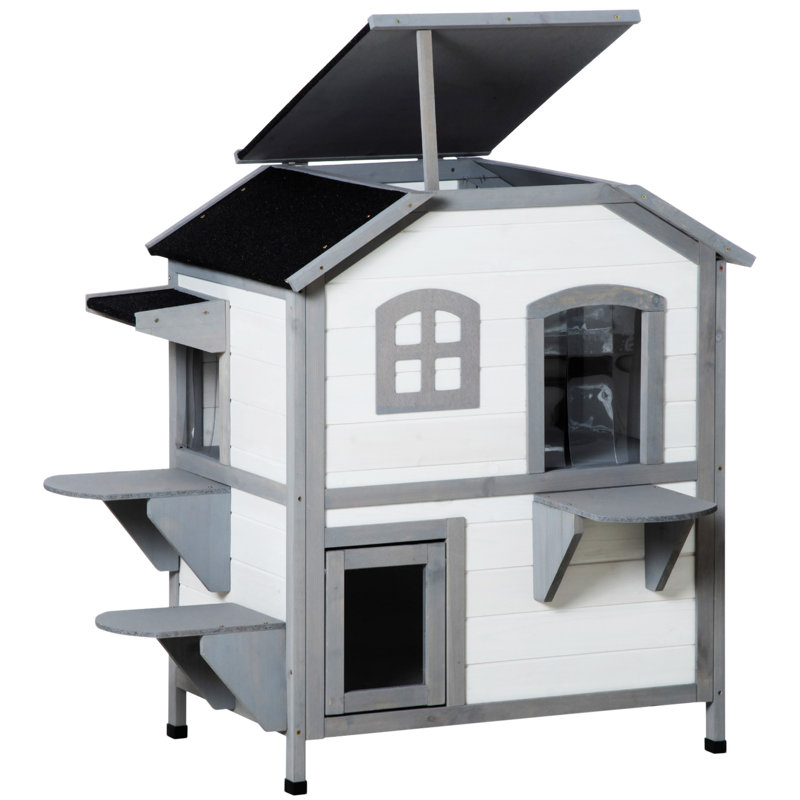 Maison pour chat Elliana, Blanc