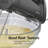 Hamilton Beach 6 Speed Hand Mixer With Quickburst, Includes Snap-On Storage Case And 3 Attachments, Black, 62690