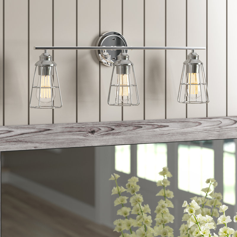 Theodore 3 - Light Dimmable Vanity Light, Chrome