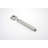VEVOR 10" Square High Pressure Rainfall Shower Head, White Ceiling Mounted with Extension Arm, Water Saving Rain Shower Head