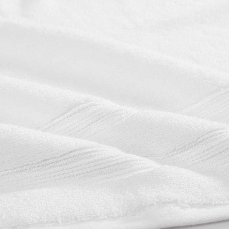 Ensemble de serviettes 6 pièces en coton Tommy Hilfiger Harbourside, Blanc
