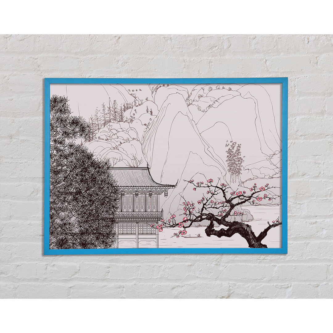 Home Of The Chinese Cherry Blossom - Einzelne Bilderrahmen Kunstdrucke