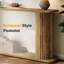 Console 63 po avec tablettes