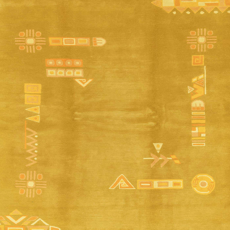 Tapis abstrait moderne 3063, Carré 8 pi