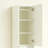Elise Slim Modular Wood Closet Cabinet with Mirror in White