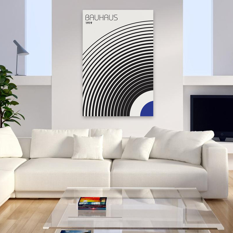Bauhaus 4 - Design and Type Art moderne, H 48 po x l 32 po