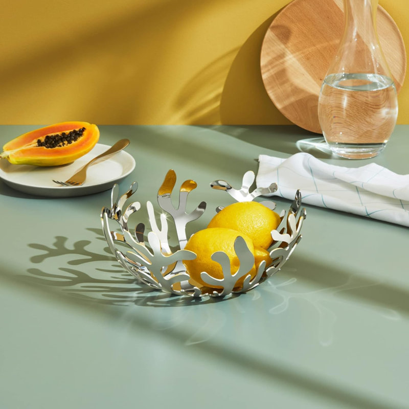 Mediterraneo Fruit Holder, Stainless Steel, Medium