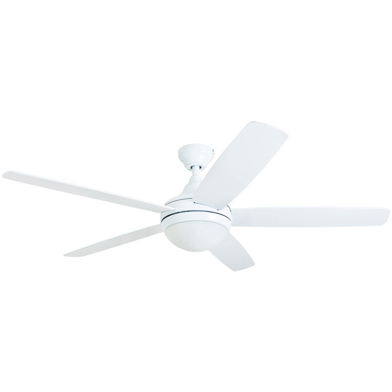 Ashby 52" Ceiling Fan with LED Light, White