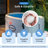 Inflatable Oval Ice Bath Cold Plunge Tub with PVC Insulated Lid,WIC01W-PIB