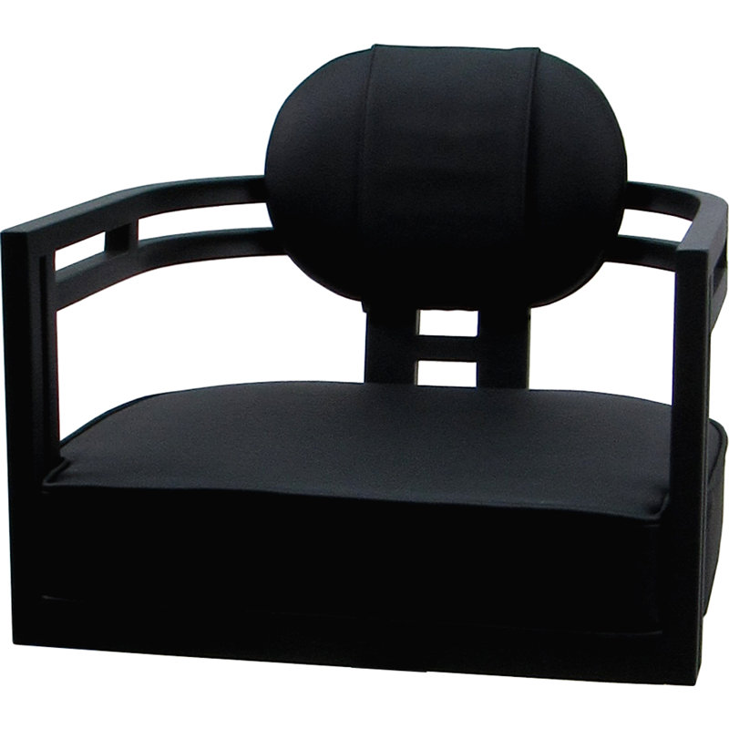 Black Vinyl - Black - 30" Seat, Black, Black/Vinyl