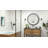 Markia Round Framed Lighted Mirror with 3-Color Adjustable Light Bathroom Vanity Mirror