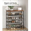 Metal 5-Tier 20 Pairs Shoe Rack-639638786