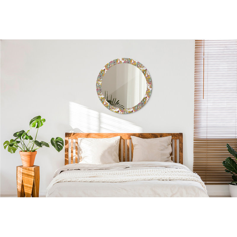 Huldar Glass Flat Wall Mirror