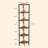 6-Tier Led Bookcase With Dimmable Lights Display Shelf Livingroom