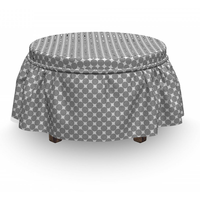 Box Cushion Ottoman Slipcover