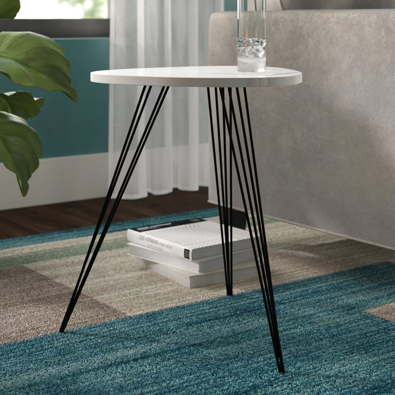 End Table, Ivory