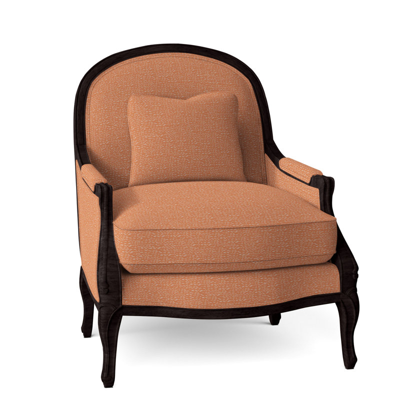 Fauteuil l 33,5 po Adair, Espresso, Perigold Arigato Mango