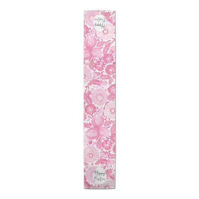 Fidelia Hoppy Easter Floral Egg Table Runner