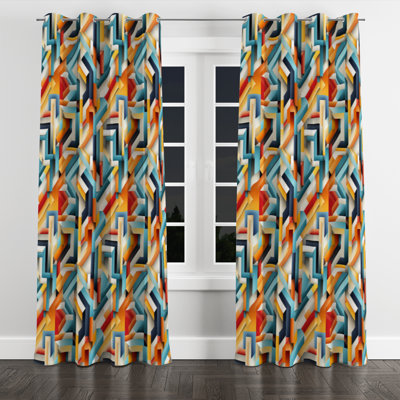 Aythan - Modern Blackout Grommet Curtain - 1 Panel