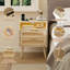 45cm W Manufactured Wood Bedside Table