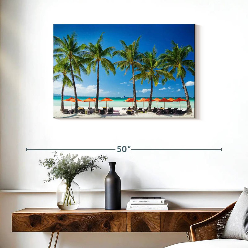 Parasol de plage Boracay, H 24 po x l 36 po