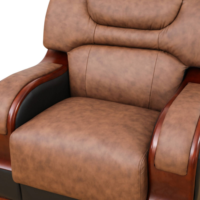Carfi 57'' Leather Loveseat