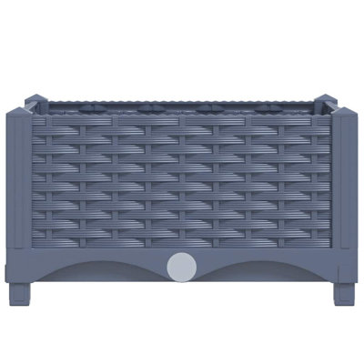 Roodhouse Plastic Outdoor Raised Garden Bed