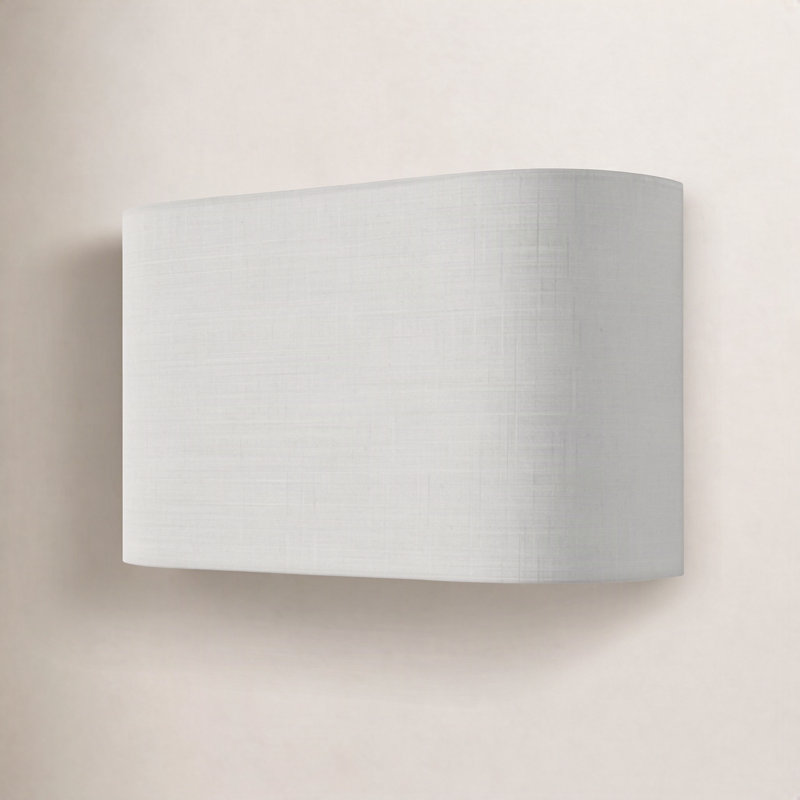Cress Flush Mounted Sconce, Oatmeal 