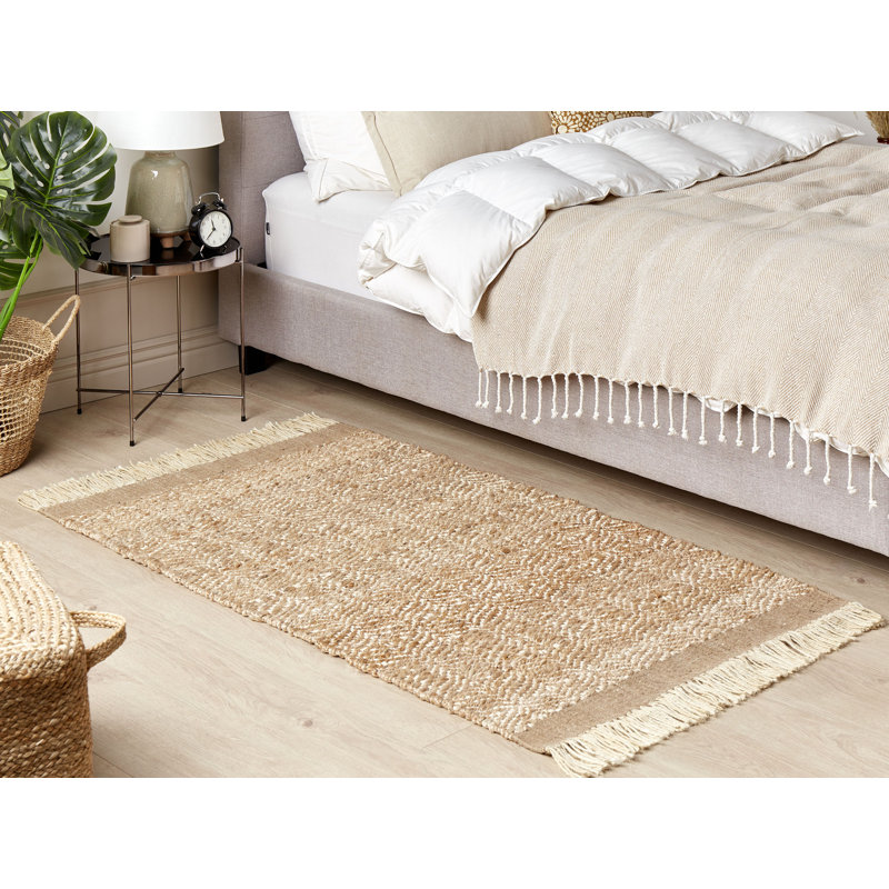 Merriwa Solid Colour Hand Woven Area Rug, Rectangle 80 x 150cm