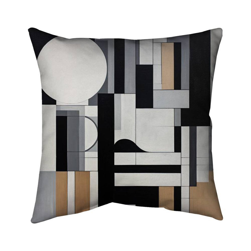 Overload Illustrative Bedroom Poly Twill Throw Pillow - Insert