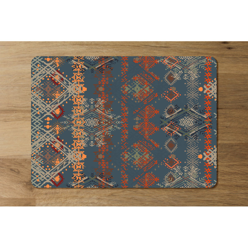 Mukilteo Polyester-Coated Hardboard Patchwork Rectangle Placemat