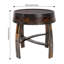 Table d'appoint ronde de style baril