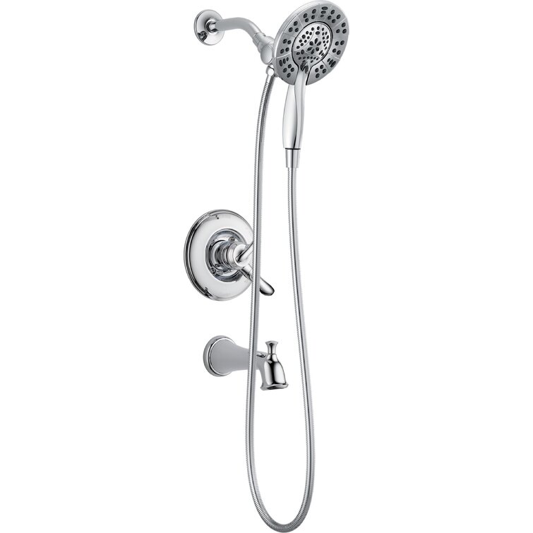 T17494-SS-I,RB-I,I Delta Linden 17 Shower Handle In2ition Series Set, Kit Trim Wayfair Dual-Function Tub Shower Faucet & Reviews 