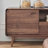 Simple solid wood TV stand