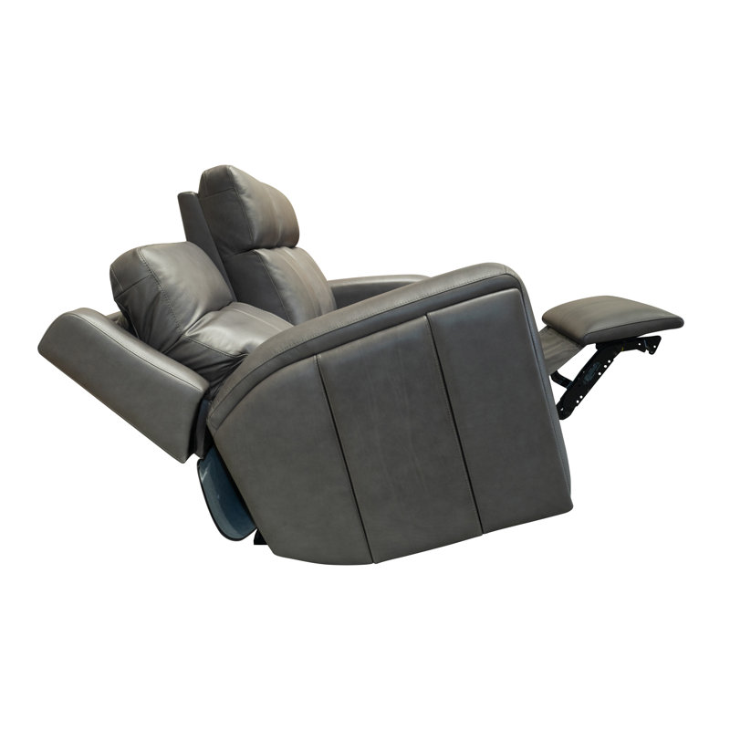 Harrison Power Reclining Sofa With Power Headrests & Lumbar, Gray