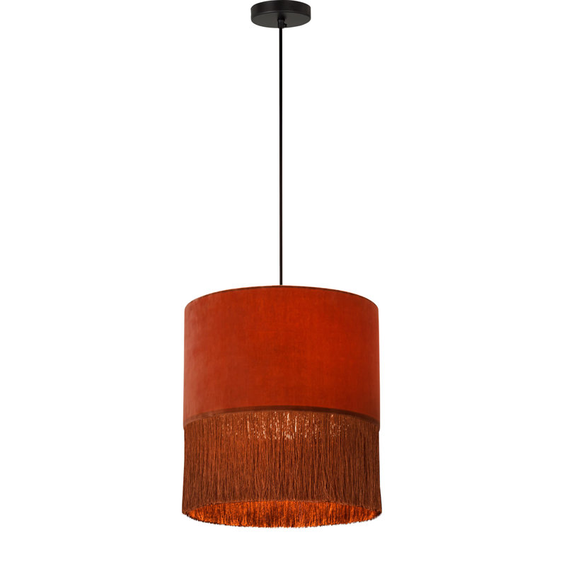 Luminaire suspendu cylindrique à 1 lumière Lottie