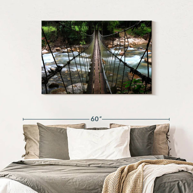 Lilie Steep Rope Bridge, 30" H x 45" W
