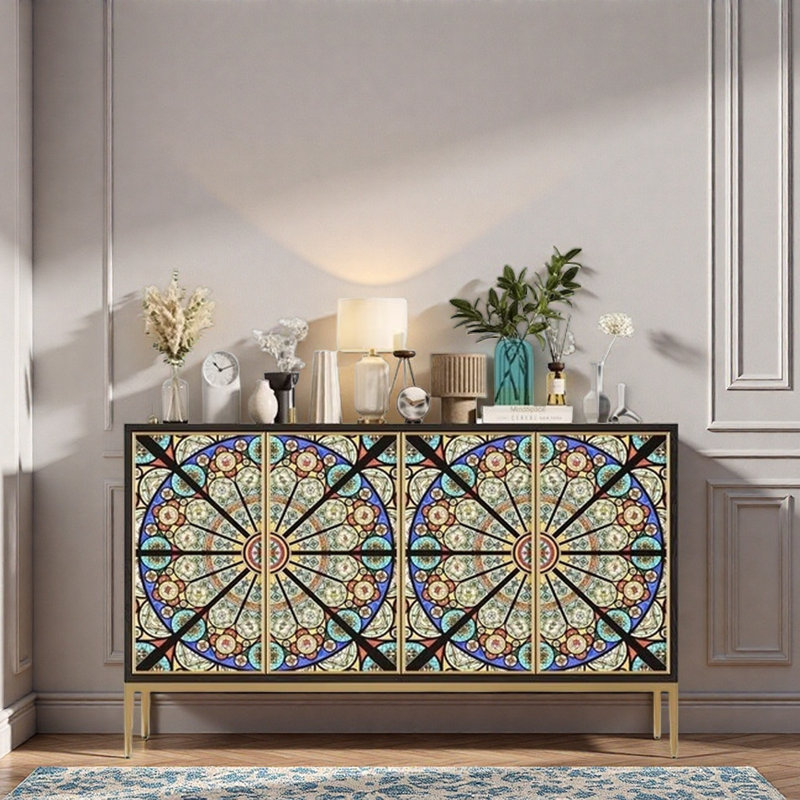 Simple Yet Luxurious Glass Sideboard
