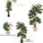 Artificial Fiddle Leaf Fig Tree - Realistic Leaf Faux Plant in Pot for Home & Office Decor-1069458486