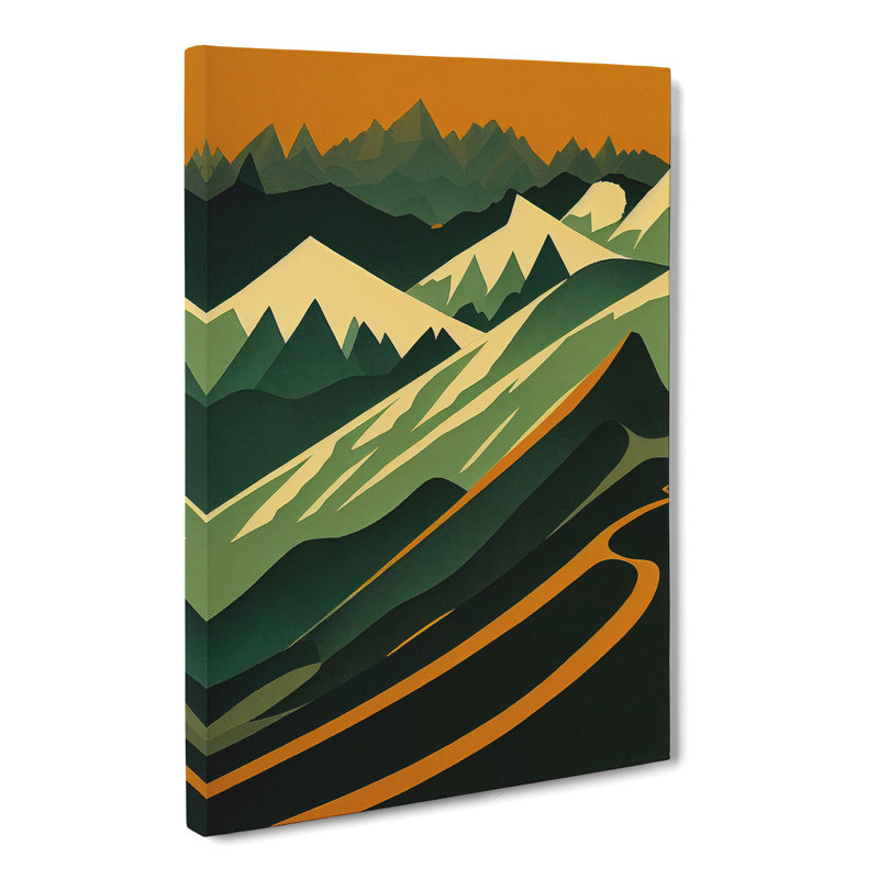 Mountain Deco Vol.2 - Wrapped Canvas, 50cm H x 35cm W x 3cm D