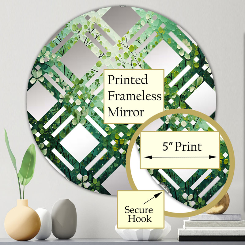 Darvell Circle Mirror, 23.6" x 23.6"