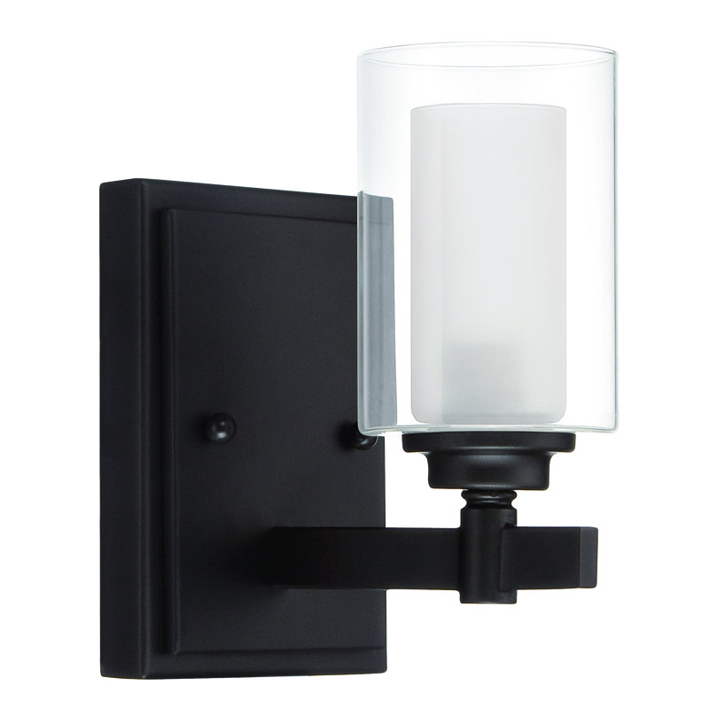 Appliquee à bras 1 lumières Edwina, Espresso