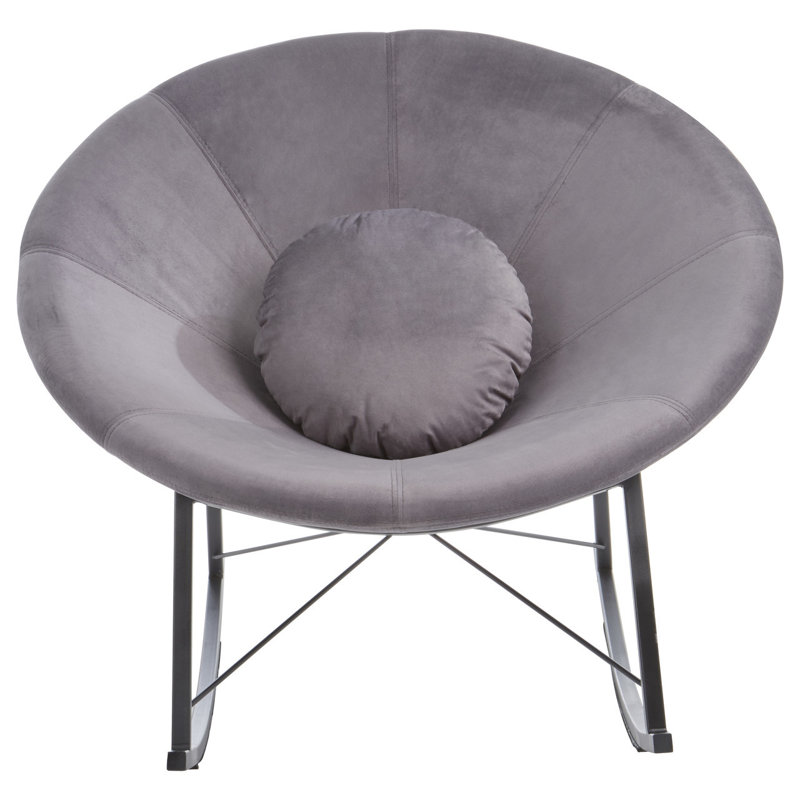 Frohna Rocking Chair, Grey
