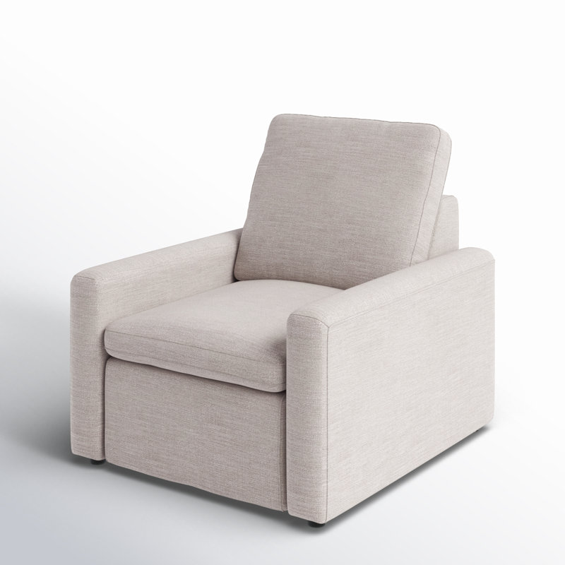 Kenne Power Recliner, Laken Stone, Polyester Blend