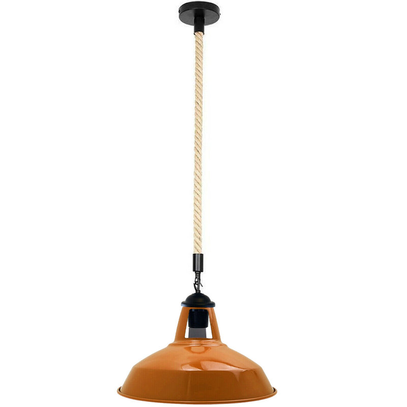 Cates 1 - Light Dome Pendant, Orange