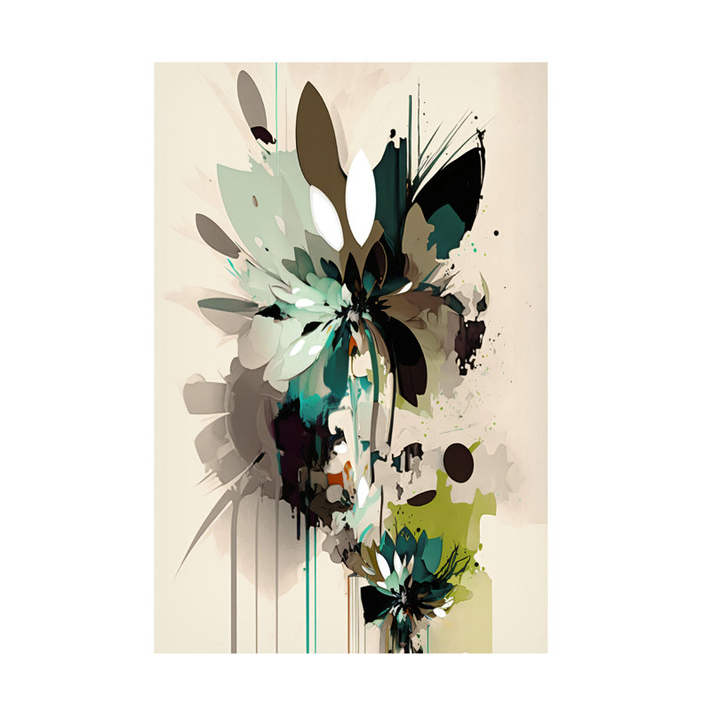 Rouleau bolognais, peinture à l'huile sur toile vert 12, H 24 po x l 16 po