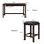 Ensemble de console et tabouret 58 po
