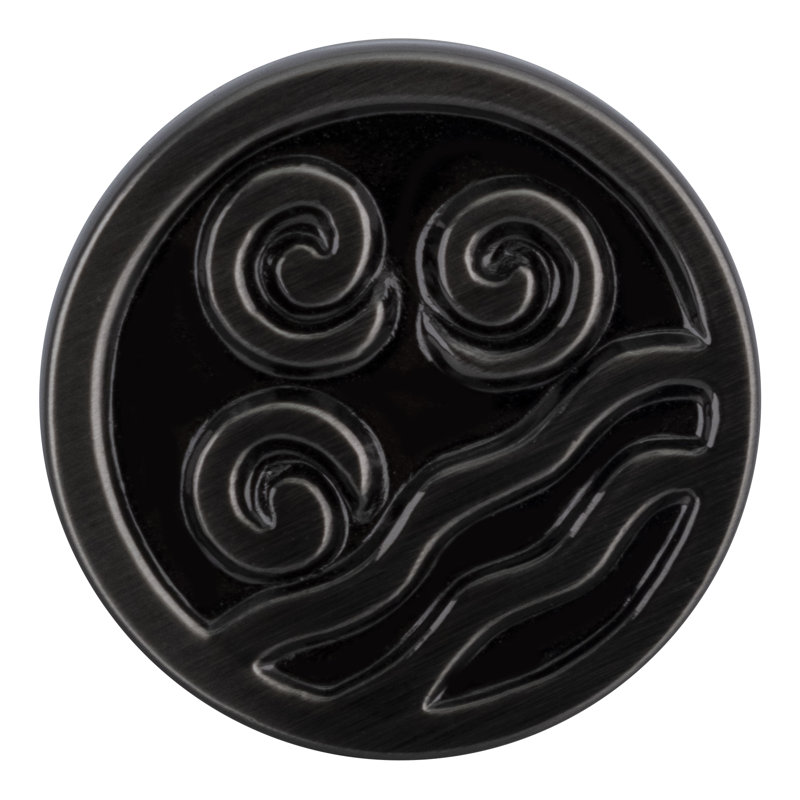 BXB8444PWT Bouton d'armoire rond à motif moderne pour quincaillerie de cuisine et d'armoire 1-1 / 8 "de diamètre étain