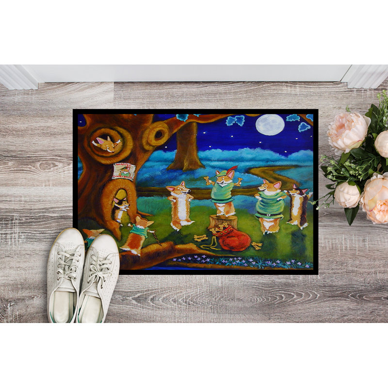 Non-Slip Outdoor Doormat, Rectangle 1'6" x 2'3"