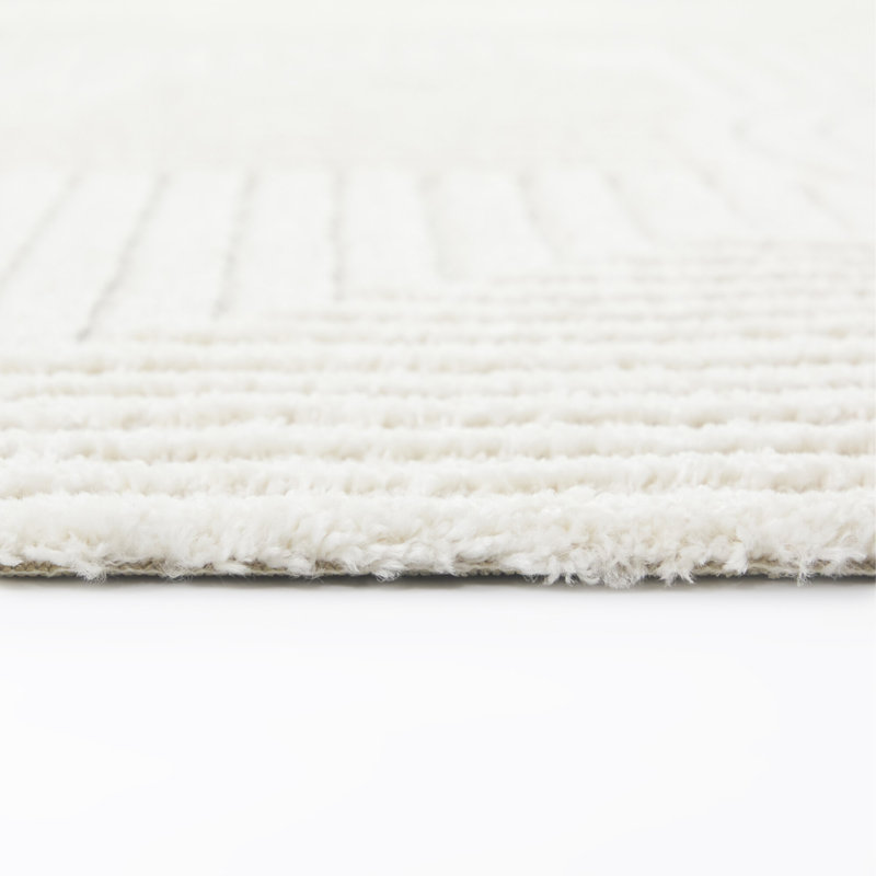 Callum Cream Modern Arches Area Rug, 7'10" x 10'